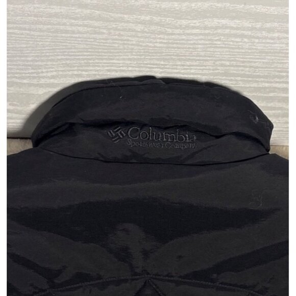 Columbia Vest Womens Black Quilted Down & Feather Insulated Size Sm Full Zip - Picture 5 of 8